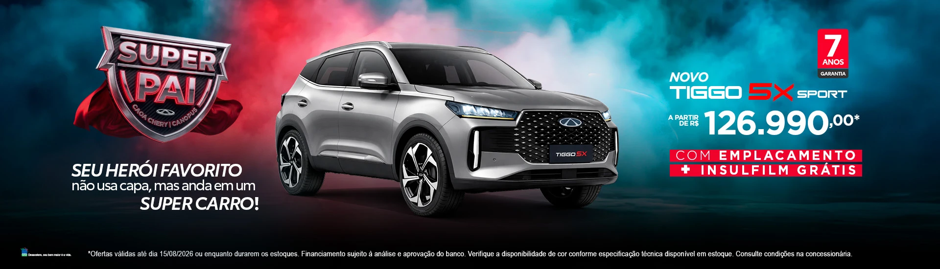 BANNER SITE - Tiggo 5x Sport